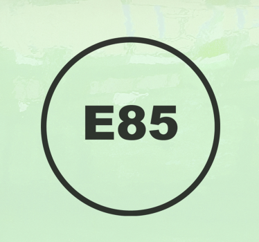 Adesivo per auto variante e85 - TenStickers