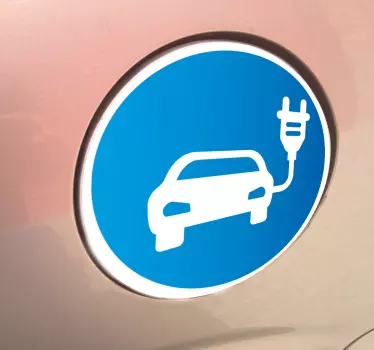 Adesivo auto elettrica icona - TenStickers