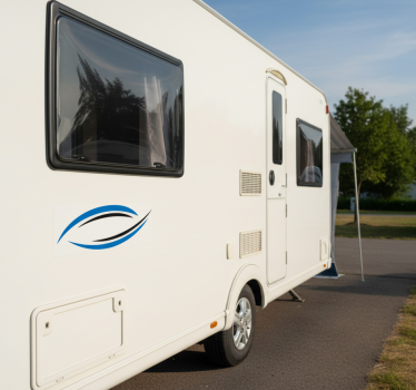 Adesivo per camper design a vortice aerodinamico - TenStickers