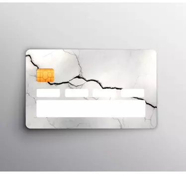 Adesivo per carta di credito Bello sfondo grigio crepe - TenStickers