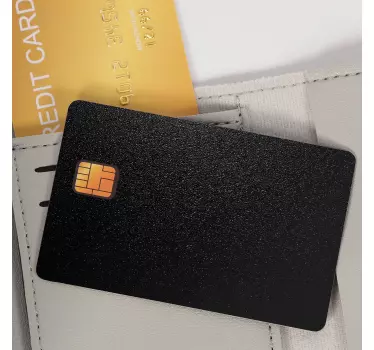 Adesivo per carta di credito con sfondo scuro - TenStickers