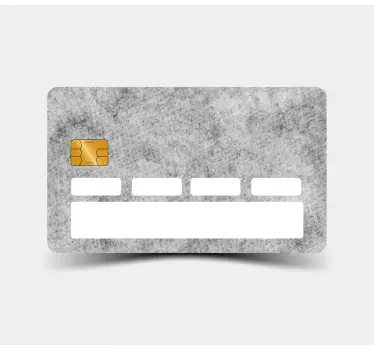 Adesivo per carta di credito Texture originale in pietra grigia g - TenStickers