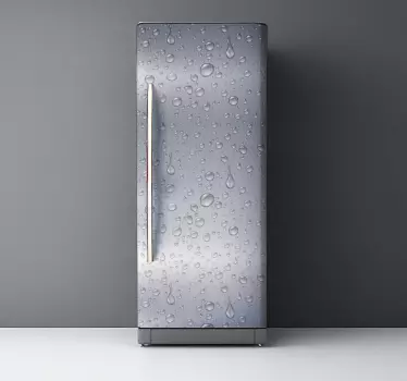 Adesivo frigo effetto gocce - TenStickers