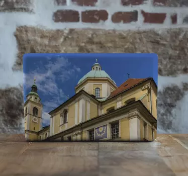 Adesivo per laptop architettura di edifici storici - TenStickers