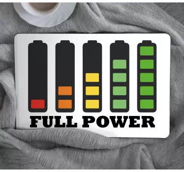 Adesivo per laptop indicatori di livello di potenza - TenStickers