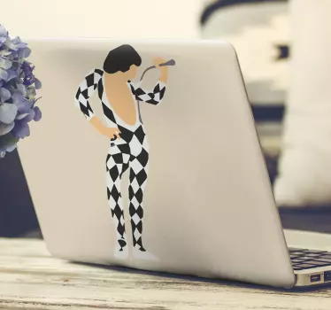 Adesivo per laptop posizione dinamica di prestazione - TenStickers