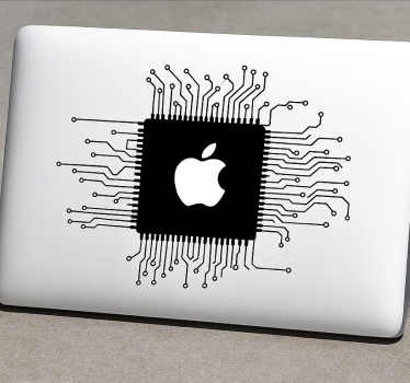 Adesivo per laptop web tecnologico del macbook - TenStickers