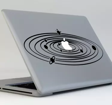 Adesivo per pc sistema solare - TenStickers