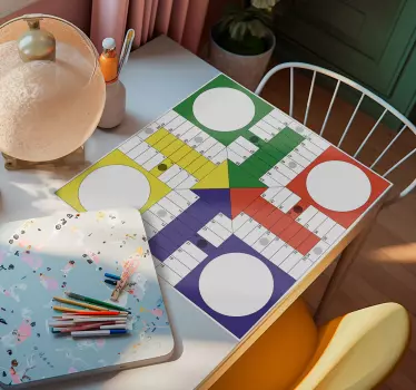 Carta adesiva per mobile il gioco del Pachisi - TenStickers