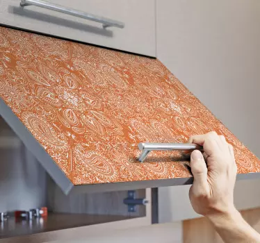 Carta adesiva per mobili paisley - TenStickers