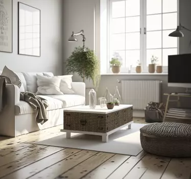 Adesivo per mobili con effetti geometrici - TenStickers