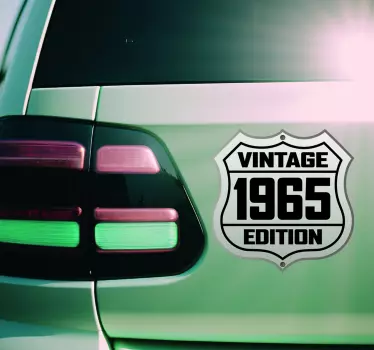 Adesivo per moto Classico retrò vintage - TenStickers