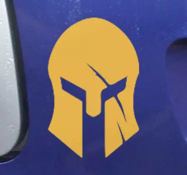 Adesivo per moto Design di elmo romano - TenStickers