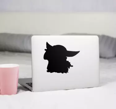 Adesivo per pc arte delle silhouette di personaggi - TenStickers