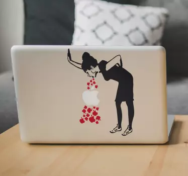 Adesivo per pc Banksy Lovesick - TenStickers