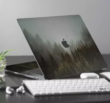 Adesivo per pc con foresta - TenStickers