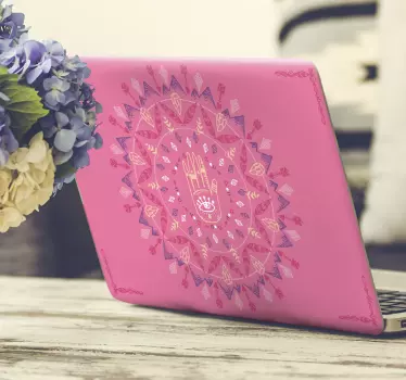 Adesivo per pc Mano di Fatima - TenStickers