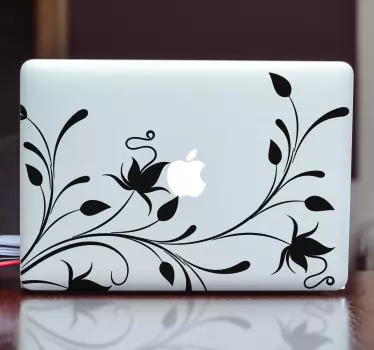 Adesivo pc piante silhouette - TenStickers