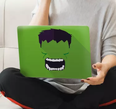 Adesivo pc supereroe verde - TenStickers