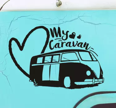 Adesivo camper my caravan - TenStickers