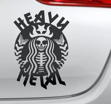 Adesivo per auto Heavy Metal - TenStickers