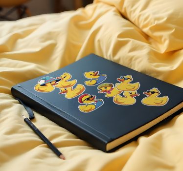 Adesivo per laptop set di adesivi a forma di anatra - TenStickers