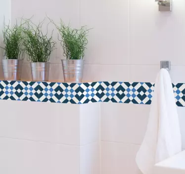 Adesivo piastrelle geometriche - TenStickers