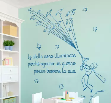 Adesivo Bambini de Piccolo Principe - TenStickers