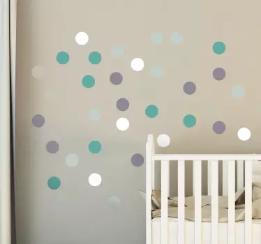 Adesivo pois cinque colori - TenStickers
