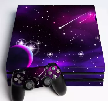 Adesivo ps4 avventura cosmica - TenStickers
