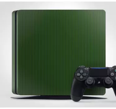 Adesivo ps4 barriera verde a strisce - TenStickers