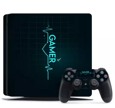 Adesivo ps4 battere del cuore gamer - TenStickers