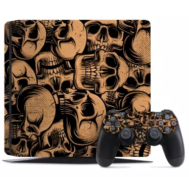 Adesivo ps4 collezione teschi - TenStickers