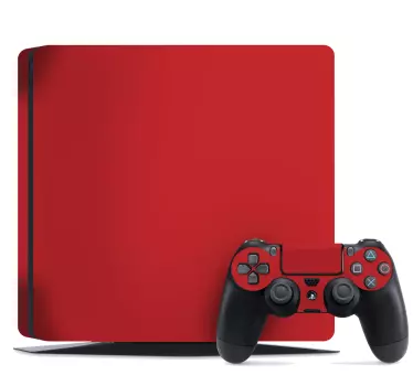 Adesivo ps4 console rossa vibrante - TenStickers