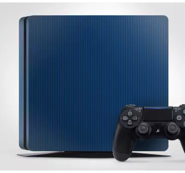 Adesivo ps4 copertura a strisce blu - TenStickers
