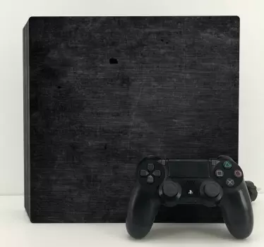 Adesivo ps4 design testurizzato nero - TenStickers