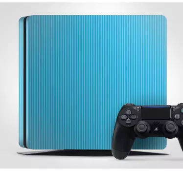 Adesivo ps4 motivo blu striato - TenStickers