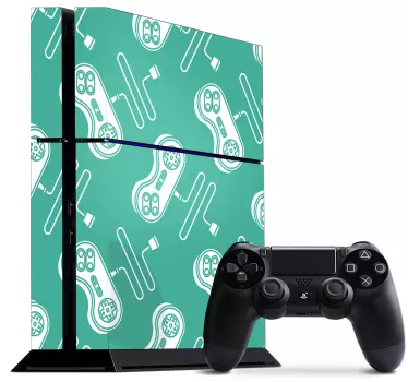 Adesivo ps4 motivo controllo gamer - TenStickers