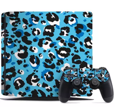 Adesivo ps4 motivo leopardo - TenStickers