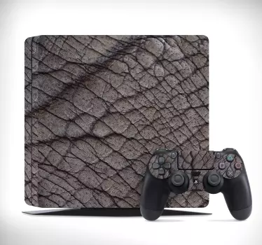 Adesivo ps4 motivo superficie crepata - TenStickers