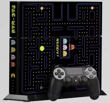 Adesivo Ps4 Pacman - TenStickers