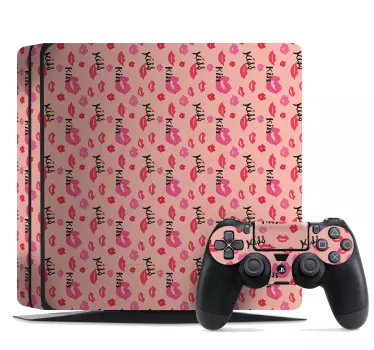 Adesivo Ps4 schema del bacio - TenStickers