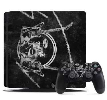 Adesivo ps4 set di batteria per chitarra - TenStickers