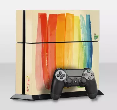 Adesivo Ps4 tela dipinta - TenStickers