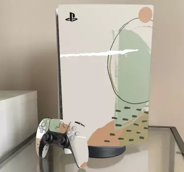 Adesivo ps5 forme geometriche concettuali - TenStickers