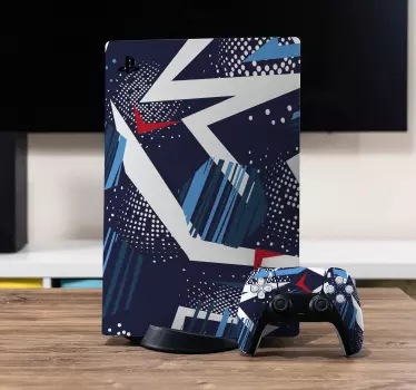 Adesivo ps5 motivo a forma dinamica - TenStickers
