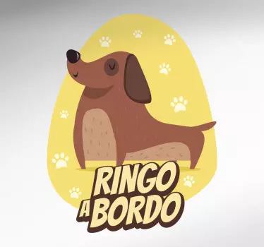 Adesivo ringo a bordo - TenStickers