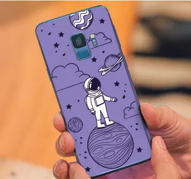 Adesivo Samsung astronauta nello spazio - TenStickers