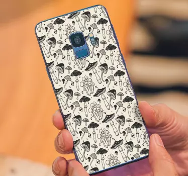 Adesivo Samsung concetto di fungo - TenStickers