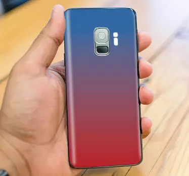 Adesivo samsung cover mobile gradiente - TenStickers